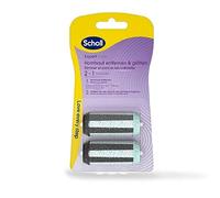 Scholl EXPERTCARE Rouleaux de rechange - 2 en 1 - Recharge pour enlever et lisser les callosités électriques, Bois de hêtre