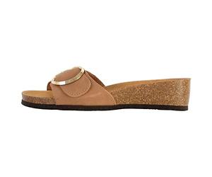 Scholl Femme Amalfi Mule Sandales/spartiates, Marron, 38 EU
