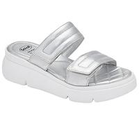 Scholl Femme Bali 2 Straps, Argenté, 36 EU