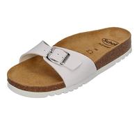 Scholl Femme Estelle Sandale, White, 38 EU