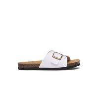 Scholl Femme Jackie Sandale, Blanc, 37 EU