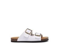 Scholl Femme Jackie Sandale, Blanc, 42 EU