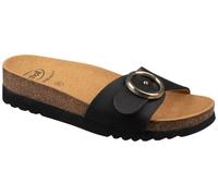 Scholl Femme Malibu' Mule Sandale, Black, 38 EU
