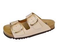 Sandale Femme - SCHOLL NOELLE LEATHER - Cuir - Bride - Plat - Beige