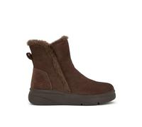 Scholl Femme Zermatt Zip Sandale, Dark Brown, 37 EU