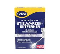 Scholl Freeze Away - Kit de retrait des verrues à tige - Élimine les particules cutanées en 1 traitement - Élimination des verrues du cou, de la poitrine, des aisselles, du dos et des aines