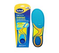 Scholl GelActiv Everyday Semelles intérieures pour hommes, pieds confortables toute la journée, rembourrage en mousse à mémoire de forme et technologie GelWave s'adaptent aux pieds et offrent un