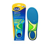 Scholl GelActiv Semelles intérieures d'entraînement pour homme - Semelles intérieures confortables toute la journée - Super absorption des chocs et élasticité - Avec technologie GelWave - Taille 40 à