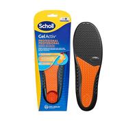 Scholl GelActiv Semelles professionnelles en gel pour homme - Bottes et chaussures de travail, confort supérieur et absorption des chocs avec technologie GelWave, amortissement toute la journée