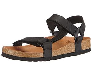 Scholl Heaven Ad Black, Sandales Compensées Adulte Mixte - Noir (Black), 45 EU