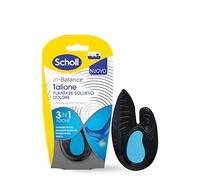 Scholl In-Balance Semelles orthopédiques amortissantes, soulagement de la douleur, pour talons, talalgie, tendons d'Achille, taille L, pour homme et femme