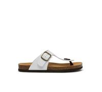 Scholl Jackie, Sandali Donna, Infradito, Bianco, 37 EU
