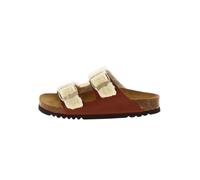 Scholl JOSEPHINE Synthetic Fur (Teddy)+Leather Beige/Light Brown