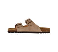 Scholl Julien - mules marron en suède, brides réglables, semelle Softstep 41
