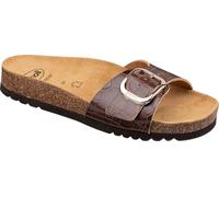 Scholl KATHLEEN Croco Printed Leather Brown