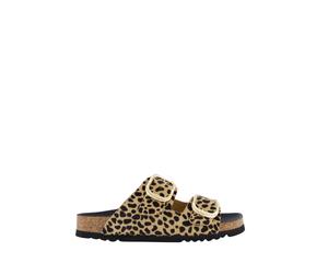 Scholl - Leopard Slipper Noelle Confort Élégant - Femme - Chaussures - Beige - Taille: 39 EU