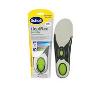 Scholl LiquiFlex Everyday S Comfort Semelles intérieures en mousse à mémoire de forme et soutien de la voûte plantaire Unisexe Jaune