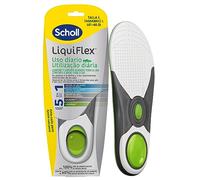 Scholl LiquiFlex Paire de semelles pour homme avec mémoire de forme et support de la voûte plantaire Taille 41-46,5