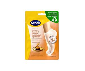 Scholl Lot de 2 masques pour les pieds hydratants intenses et durables au miel de Manuka pour une sensation d'humidité longue durée