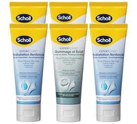 Scholl pack crème très exfoliante 75ml + crèmes hydratantes adoucissantes 2x75ml G