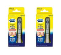 SCHOLL - Lot de 2 Solutions 2 en 1 Ongles Abîmés par Mycoses - Prévient la prolifération du champignon