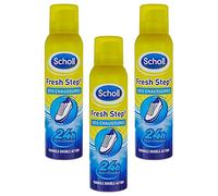 Scholl - Lot de 3 Déodorants Chaussures Anti-Odeurs 24h - 150 ml