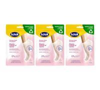 SCHOLL Lot de 3 Masques Pieds Très Hydratant Huile de Coco
