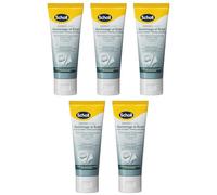 SCHOLL Lot de 5 Crèmes Gommage et Eclat Base de Pierre Ponce Volcanique Pieds - 75 ml