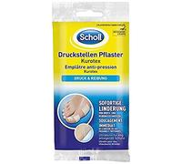 Scholl Lot de 5 pansements Kurotex pour points de pression, à découper, protègent contre les frottements et soulagent les douleurs de pression, extra fins et idéaux pour les chaussures ajustées, petit