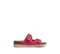 Scholl Femme Malibu' 2 Straps Sandale, Fuchsia, 37 EU