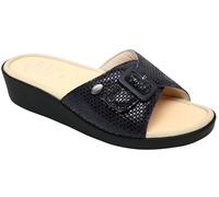 SCHOLL MANGO BROWN CIABATTA FEMME FIBBIE, bleu, 37 EU