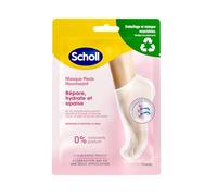 Scholl Masque Pieds Très Hydratant Huile De Noix De Coco, Lot De 6 Masques