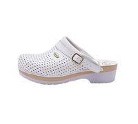 Scholl Mixte Clog Supercomfort Scholl-272115, Bianco, 38 EU