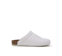 Scholl Mixte Cork Pro Clog Chaussure de Service médical, Blanc, 36 EU