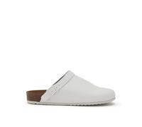 Scholl Mixte Cork Pro Clog Chaussure de Service médical, Blanc, 47 EU
