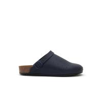 Scholl Mixte Cork Pro Clog Chaussure de Service médical, Bleu, 47 EU