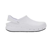 Scholl Mixte Ultragrip Clog Chaussure de Service médical, Blanc, 36 EU