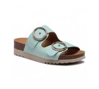 Scholl Mule Malibu Zapato Doble Correa Aquamarina Talla 40 1 Par