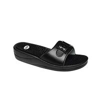 Scholl NEW MASSAGE Ciabattte Femme, Noir, 35