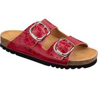 Scholl NOELLE Leather Croco Print Dark Red