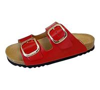 Sandale Femme - SCHOLL NOELLE LEATHER - Rouge - Tige en cuir - Bride avec deux boucles en métal 36