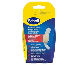 Scholl Pansement Ampoule Pied Petit format pour orteils Boîte de 6 pansements