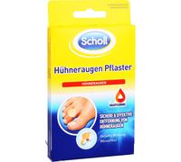Scholl Pansement pour cors Élimination des cors Soin des pieds résistant à l'eau 4 pièces