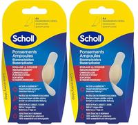 Scholl Pansements Ampoules Orteils - Petit format - Soulage Immédiatement la Douleur - Cicatrisation Rapide - Restent en Place Jusqu'à 7 Jours - Boîte de 5 pansements (Lot de 2)