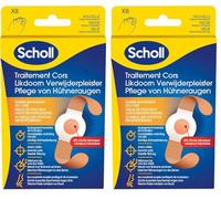 Scholl - Pansements Coricides Cors - 16 pansements (2x8) (Lot de 2)