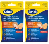 Scholl Pansements Traitement Durillons - Action Ciblée sur les Durillons, Acide salicylique, Soulagement Immédiat avec Protection contre la Pression et Adhésif Testé Dermatologiquement (Lot de 2)