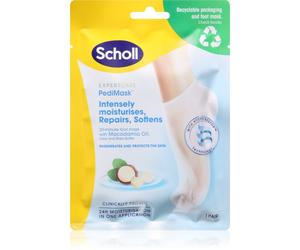 Scholl Pedimask Macadamia Oil masque nourrissant en profondeur pieds 1 pcs