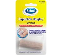 Scholl Pharma Capuchon Doigts/Orteils Protection Cors Et Ongles Endoloris 1 Pièce