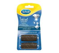 Scholl Rouleaux de remplacement Velvet Smooth – Grains Extra Exfoliant – 2 rouleaux