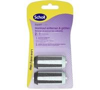 Scholl Rouleaux de rechange pour l'élimination des callosités 2en1, 2 pces